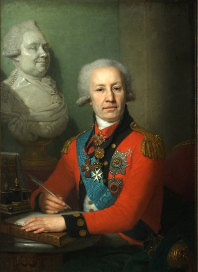 Portret barona Aleksieja Wasiljewa, 1800 autorstwa Vladimir Lukich Borovikovsky