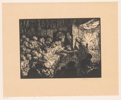 Teatr lalkowy autorstwa Vladimir Silovsky (signed by artist)