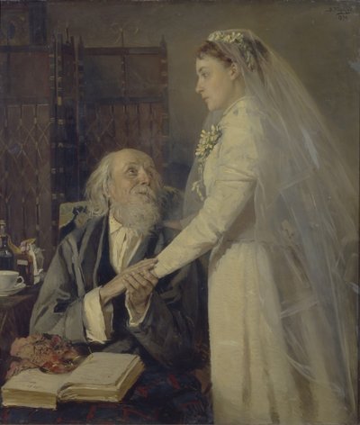 Przed ślubem. Pożegnanie, 1894 autorstwa Vladimir Yegorovich Makovsky
