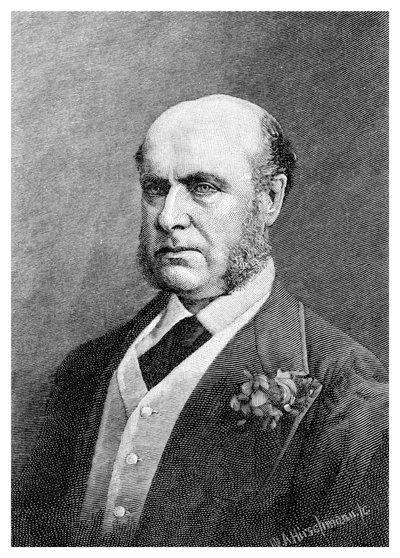 Sir Hercules Robinson, brytyjski administrator kolonialny 1886. autorstwa WA Hirschmann