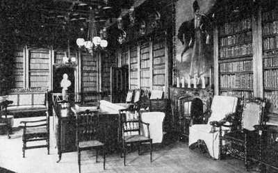 „Biblioteka, Abbotswood”, 1923. autorstwa WA Mansell and Co