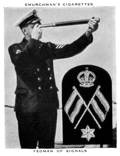 Yeoman Sygnałów, 1937. autorstwa WA and AC Churchman