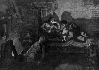 „Palenie opium na East Endzie w Londynie”, 1874. autorstwa WB Murrey