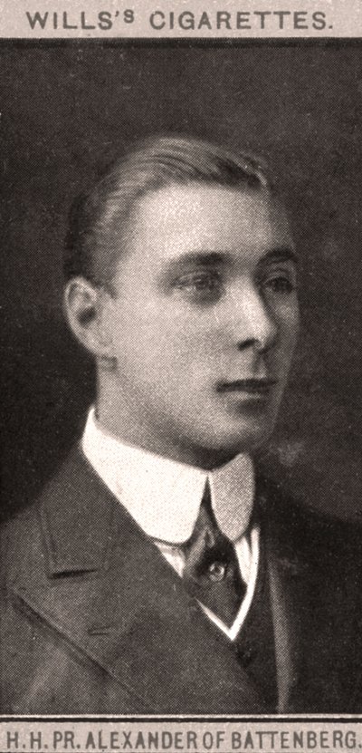 H.H, PR. Aleksander z Battenberg, 1908. autorstwa WD and HO Wills