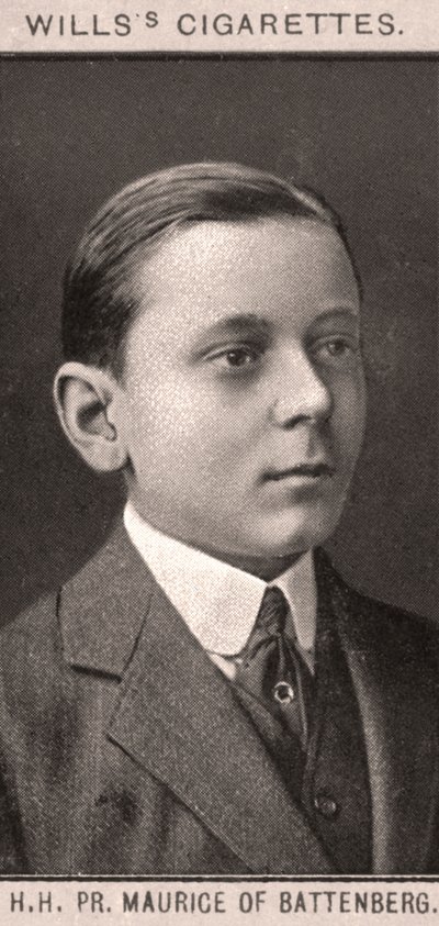 H.H, PR. Maurycy Battenberg, 1908. autorstwa WD and HO Wills