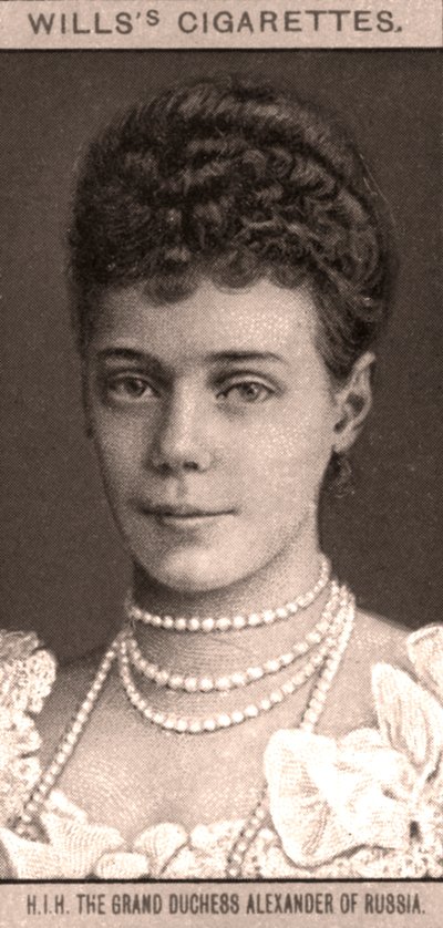 H.I.H. Wielka Księżna Aleksander Rosji, 1908. autorstwa WD and HO Wills