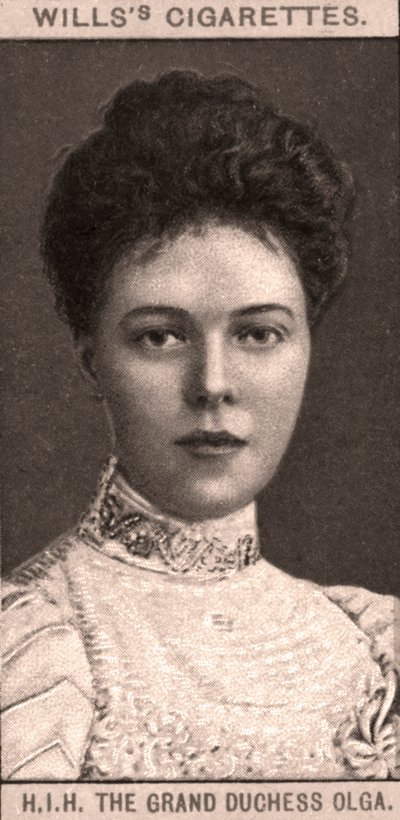 H.I.H Wielka Księżna Olga, 1908. autorstwa WD and HO Wills