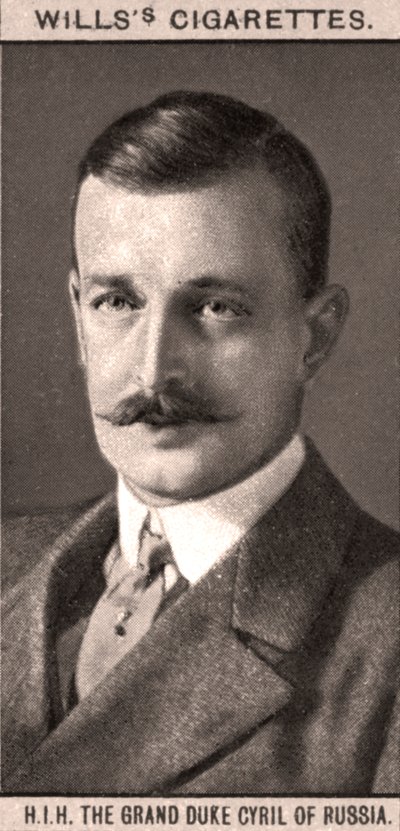 H.I.H Wielki Książę Cyryl Rosji, 1908. autorstwa WD and HO Wills