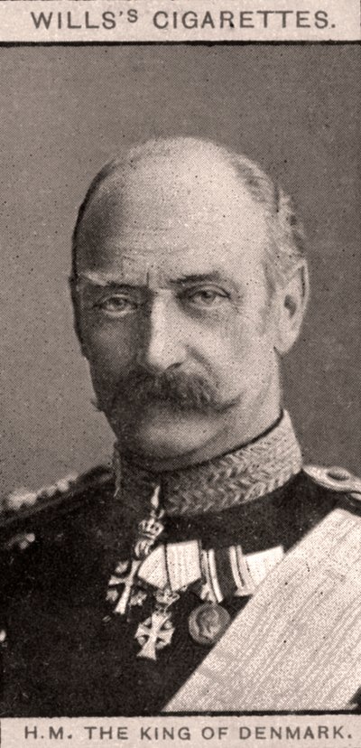 H.M. Król Danii, 1908. autorstwa WD and HO Wills