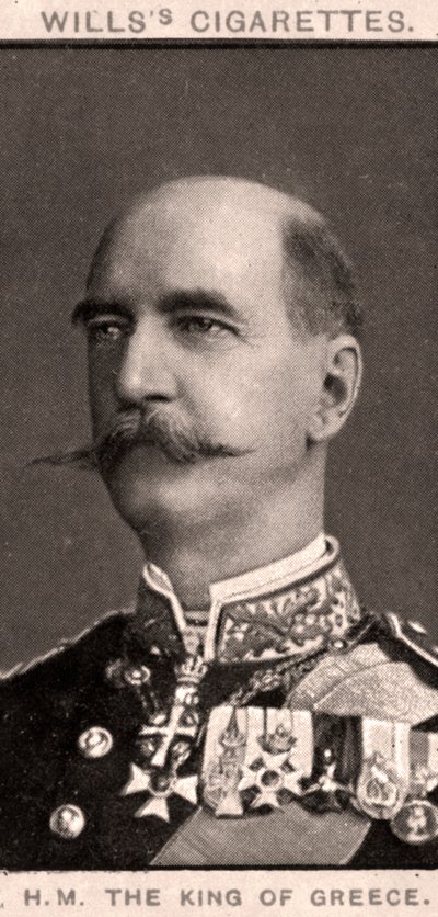 H.M. Król Grecji, 1908. autorstwa WD and HO Wills