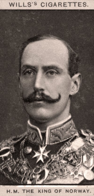 H.M. Król Norwegii, 1908. autorstwa WD and HO Wills