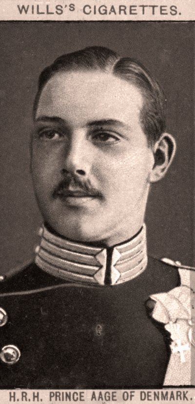 JKW Książę Aage Danii, 1908. autorstwa WD and HO Wills