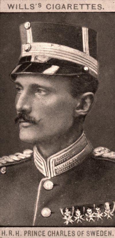 JKW Książę Karol Szwecji, 1908. autorstwa WD and HO Wills