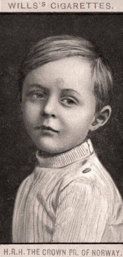 H.R.H Korona, PR. Norwegii, 1908. autorstwa WD and HO Wills