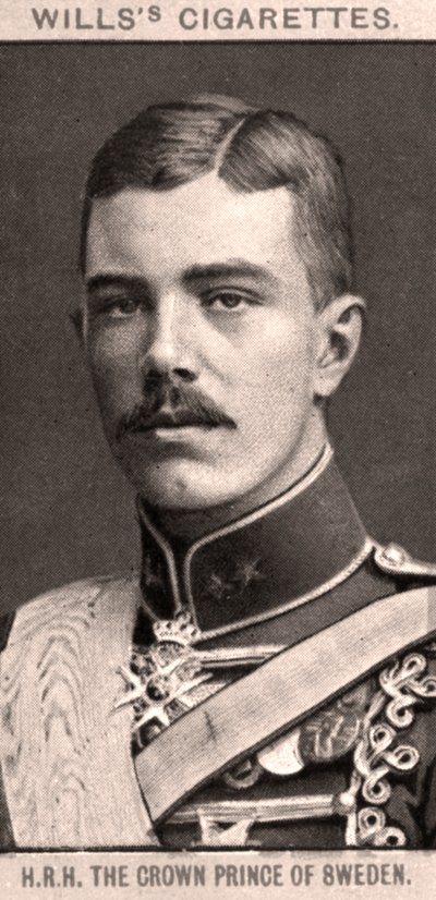 Jego Wysokość Książę Koronny Szwecji, 1908. autorstwa WD and HO Wills