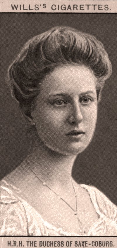 JKW Księżna Sachsen-Coburg, 1908. autorstwa WD and HO Wills