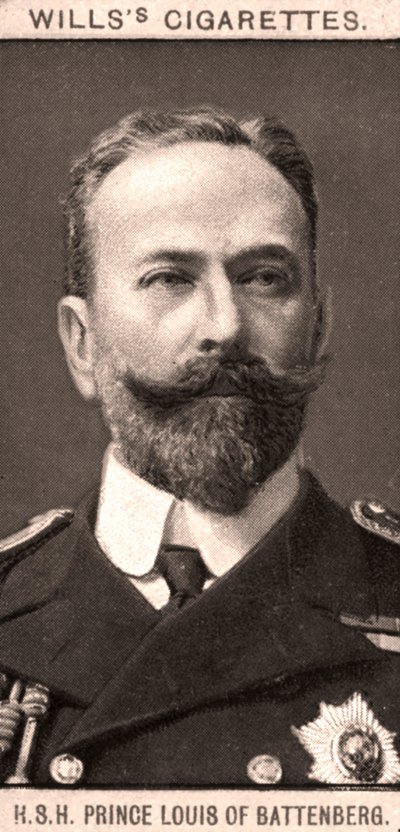 HSH Książę Ludwik Battenberg, 1908. autorstwa WD and HO Wills