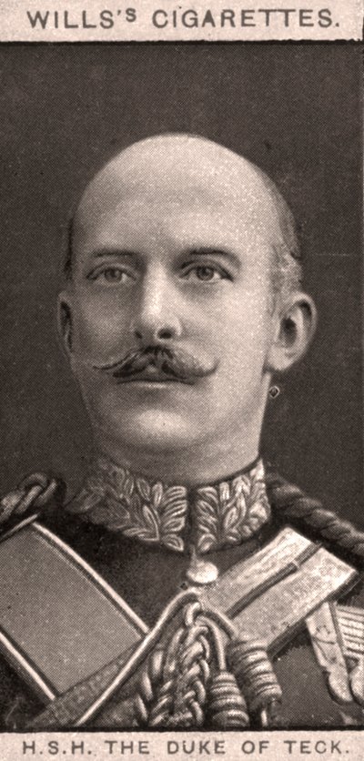 HSH Książę Teck, 1908. autorstwa WD and HO Wills