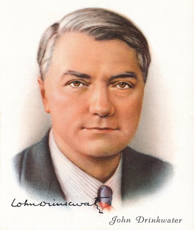 John Drinkwater, 1937. Artyści: Nieznani, WD & HO Wills. autorstwa WD and HO Wills