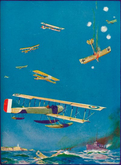 „Obrona wybrzeża: los najeźdźców”, c1918 1919 autorstwa WH Holloway