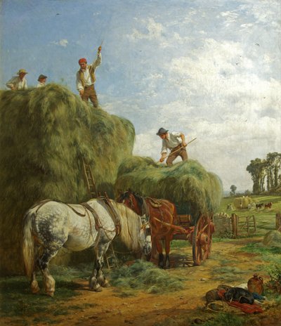 Sianokosy w Kingweston autorstwa W.H. Hopkins