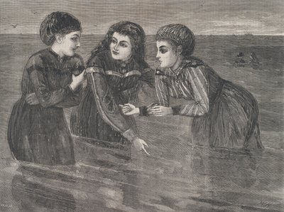 Kąpiel w Long Branch Och, czy nie jest zimno w każdą sobotę, tom. III, Nowa seria..., 26 sierpnia 1871. autorstwa W.H. Morse
