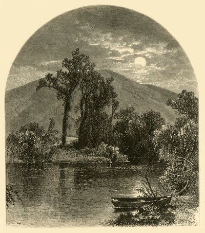 „Rzeka Hoosac, North Adams”, 1874. autorstwa W.H. Morse