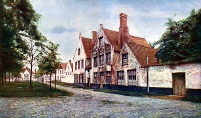 Beginaż winnicy, Brugia, Belgia, ok. 1924. autorstwa WH Smith