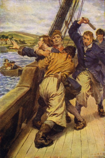 Ilustracja do porwania (kolor lito) autorstwa W.R.S. (after) Stott