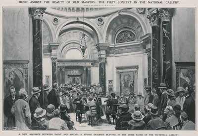 Pierwszy koncert w Galerii Narodowej autorstwa W.R.S. Stott
