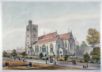 Kościół St Mary-at-Lambeth, Londyn, 1851 autorstwa WT Ashfield