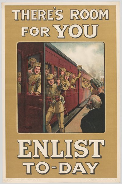 Jest miejsce dla ciebie zaciągnąć dzisiaj, 1914 autorstwa W. A. Fry