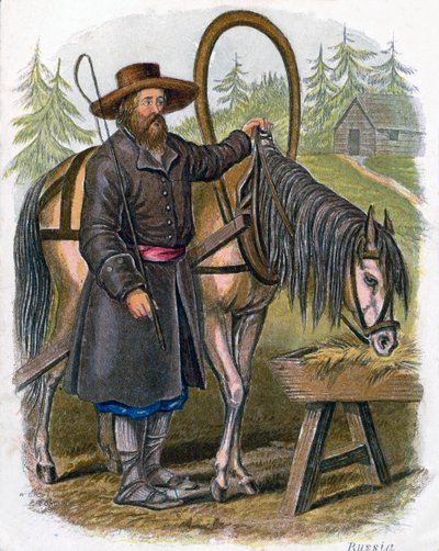 „Rosyjski Chłop”, 1809. autorstwa W Dickes