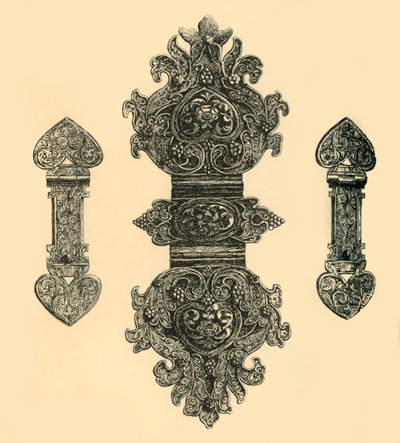 Srebrne spinki do książek, 1881. autorstwa W. E. Mackaness