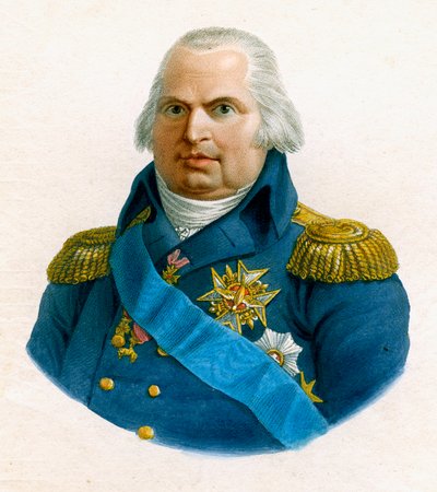 Ludwik XVIII, król Francji, XIX wiek. autorstwa W Evans