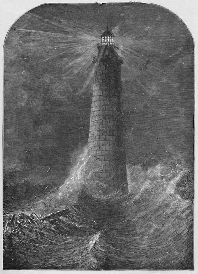 Latarnia morska Minots Ledge, Massachusetts, 1877, 1883 autorstwa W. H. Morse