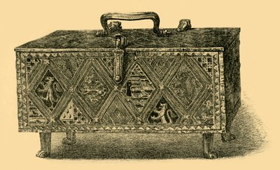 Szkatułka Walencka, c1305-1312, 1881. autorstwa W. Harbutt