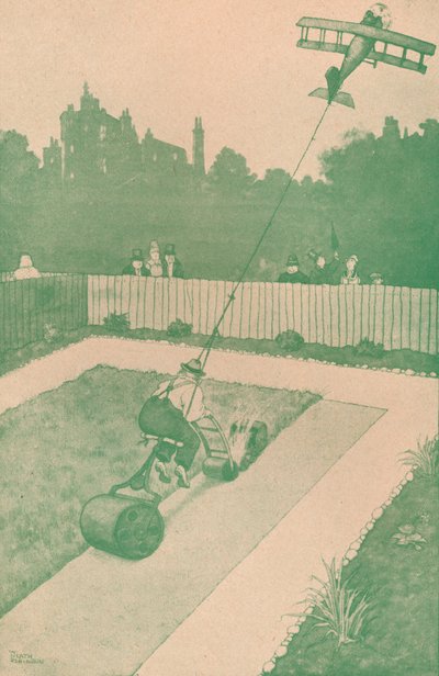 Wskazówka do domu lotnika na urlopie, c1918 1919 autorstwa William Heath Robinson