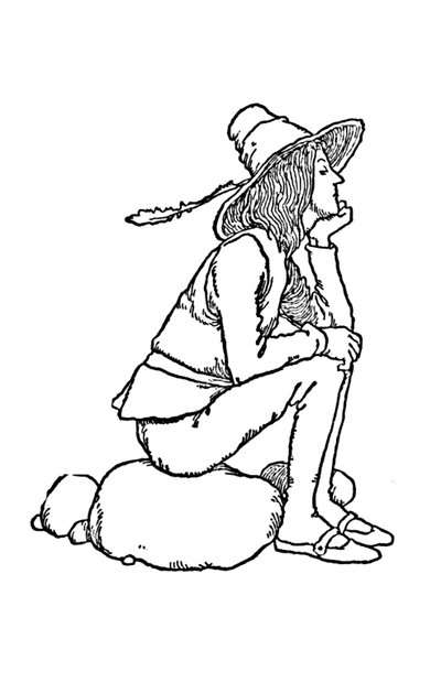 Oh! Drogi Augustynie, ok. 1930 r. autorstwa William Heath Robinson
