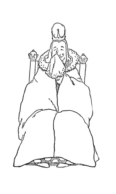 I płakał jak dziecko, ok. 1930 r. autorstwa William Heath Robinson