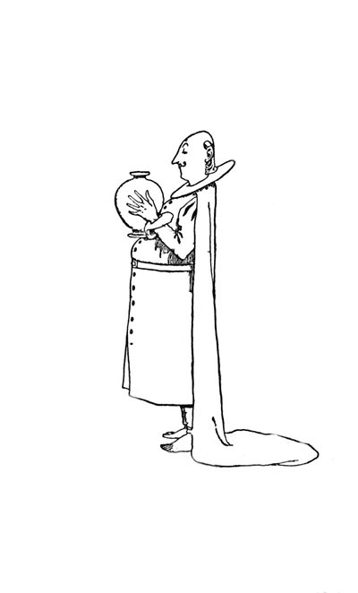 Radni gabinetu chodzili boso, ok. 1930 r autorstwa William Heath Robinson