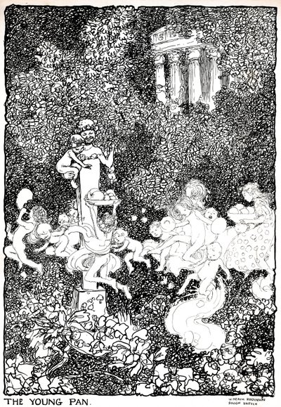 Młody Pan - Etap pierwszy, ok. 1920 autorstwa William Heath Robinson