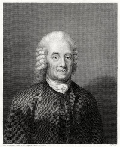 Emanuel Swedenborg, szwedzki filozof, mistyk i kosmolog, 1884 autorstwa W. Holl