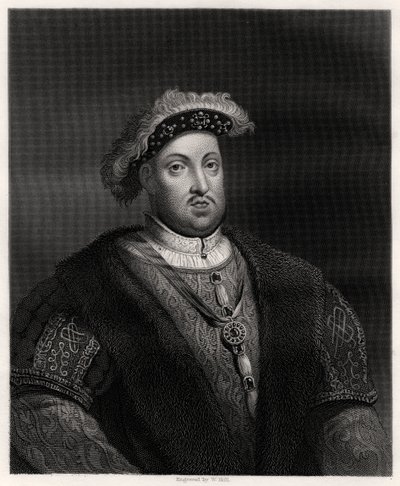 Henryk VIII, król Anglii i Irlandii, XIX wiek autorstwa W. Holl