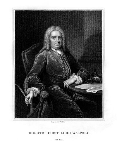Horatio Walpole, 1. baron Walpole z Wolterton, angielski dyplomata i polityk, 1831. autorstwa W. Holl