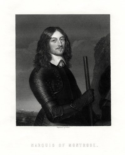 James Graham, 1. markiz Montrose, szkocki szlachcic i żołnierz, XIX w. autorstwa W. Holl