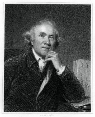 John Hunter, szkocki chirurg, 1834. autorstwa W. Holl