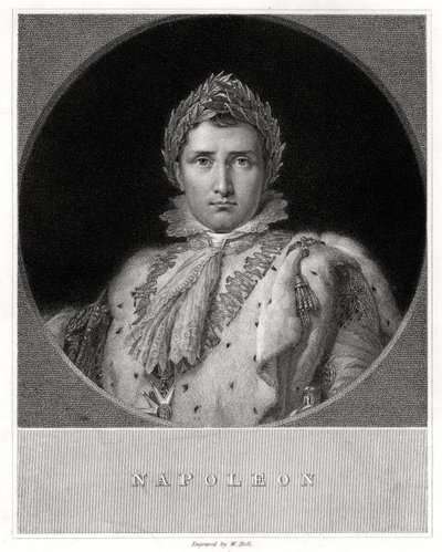 Napoleon Bonaparte, XIX wiek. autorstwa W. Holl