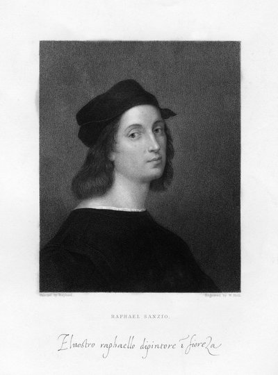 Rafael, florencki mistrz malarz, 1834. autorstwa W. Holl