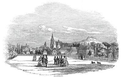 Coburg - z rysunku Jego Królewskiej Wysokości Księcia Alberta, 1845. autorstwa W. J. Linton